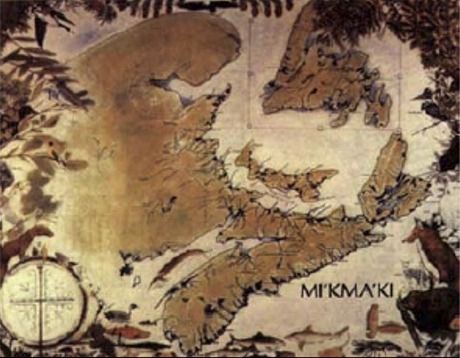 Mikmaq Territory Map
