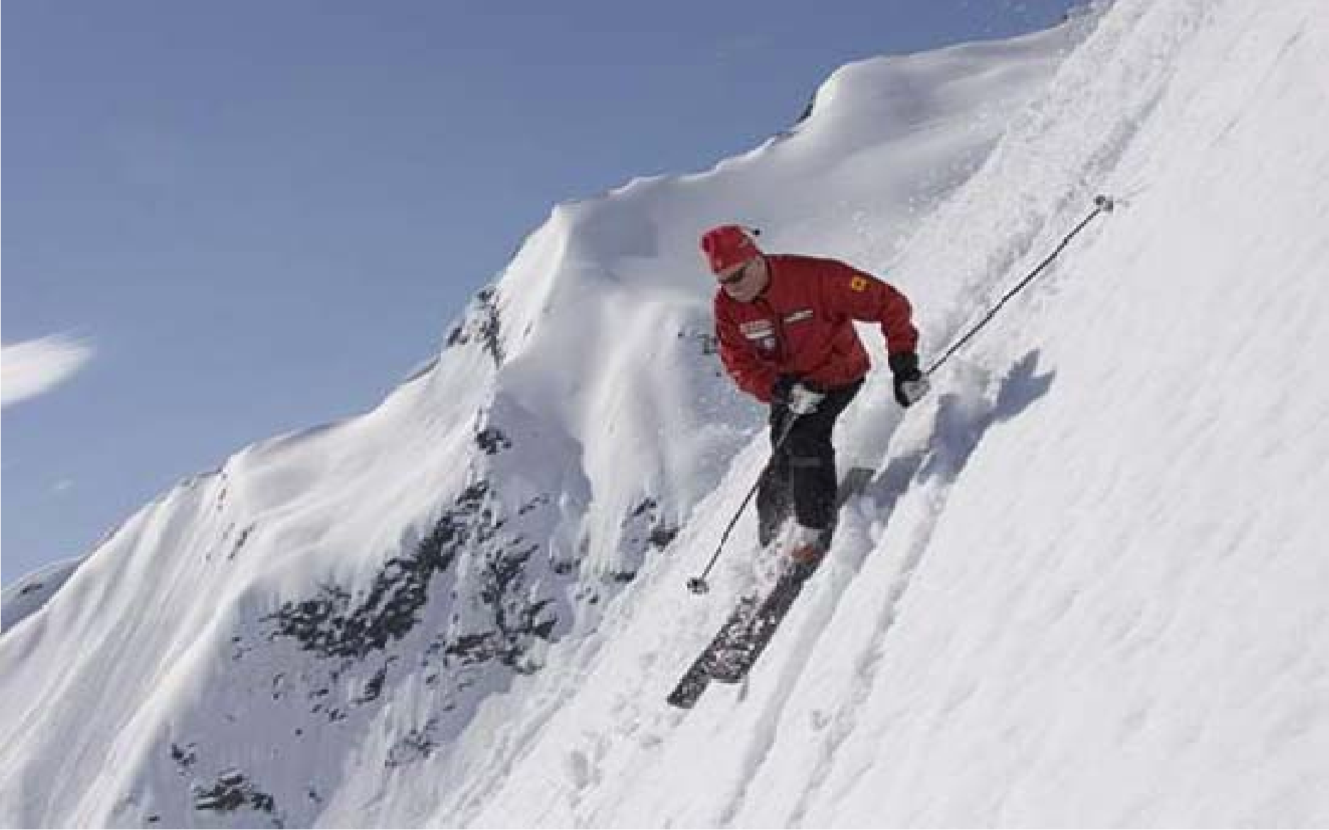 André Labine skiing