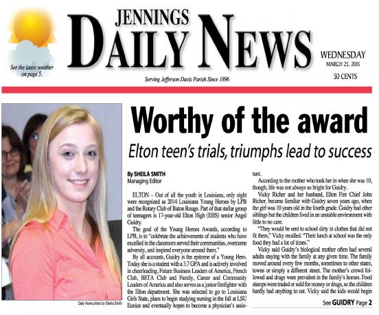 Angel Guidry article 1 of 3