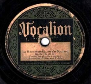 La Recommendation du Soulard by Guidry Brothers on Vocalion Records