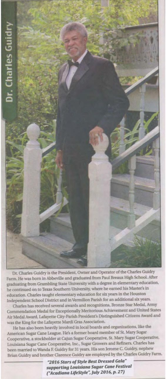 Charles Guidry article