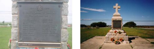 Nova Scotia and Branch 52 of the Canadian Legion in Saulnierville Memorial