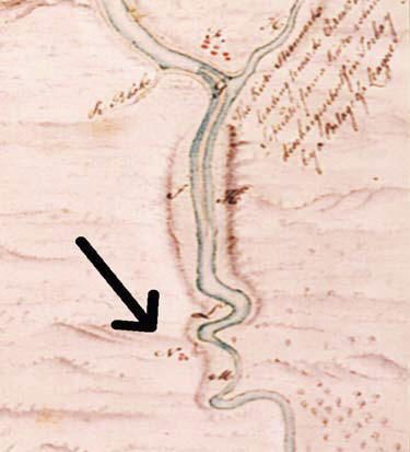 Location of Sainte-Anne Indian Mission at Shubenacadie