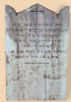 Marguerite Comeau tombstone