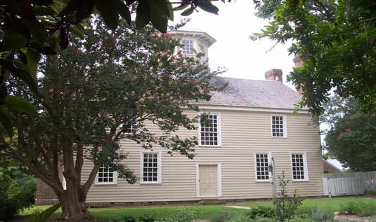 View of back of Cupola House