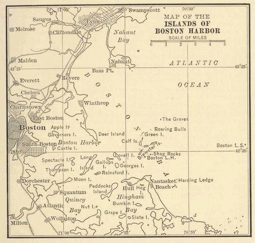 Map of Boston Harbour