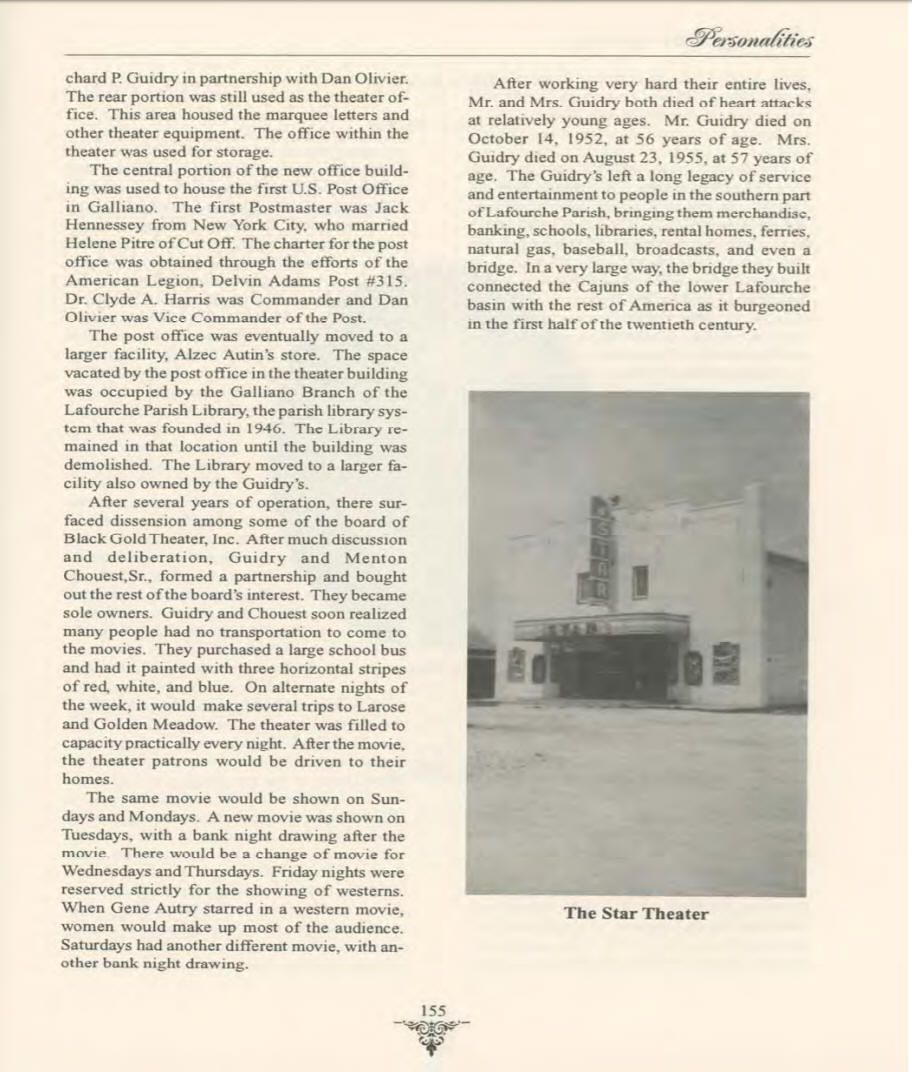 The Lafourche Country II - The Heritage and Its Keepers page 155