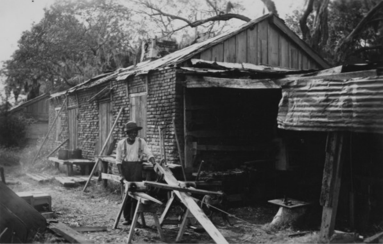 Slave Quarters, Violet, Louisiana-1930s, State Library of Louisiana (https://library.la.gov/)