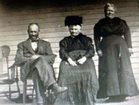 Amedee Dupras, Mother-in-Law Sophorine Archambault Labine, and Closemere Labine Dupras