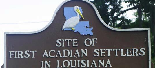 First Acadian Settlers in Louisiana historical marker