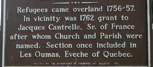 First Acadian Settlers in Louisiana historical marker