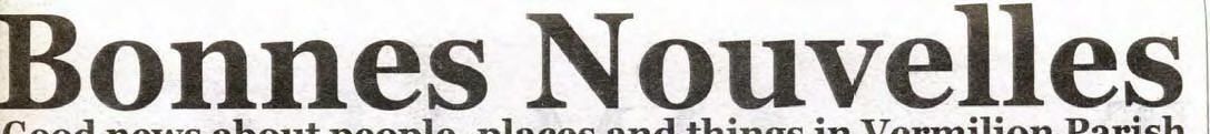 Bonnes Nouvelles, Abbeville, LA, Vol. 8 No. 5 title