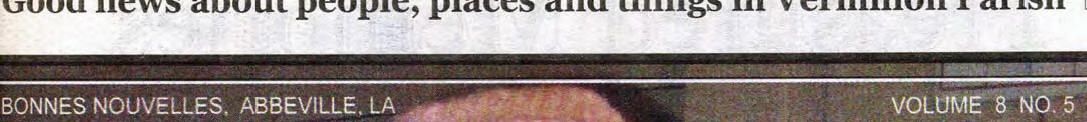 Bonnes Nouvelles, Abbeville, LA, Vol. 8 No. 5 title