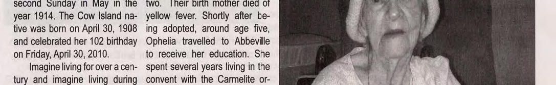 Ophelia Guidry Perry article, Page 1, Part 3 of 5