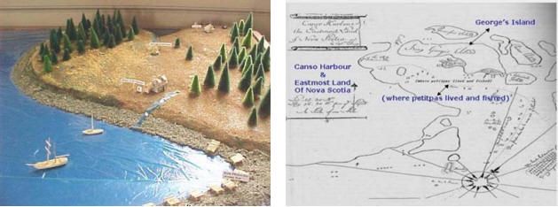 Replica of Bernard La Sonde's Canso Seigneury