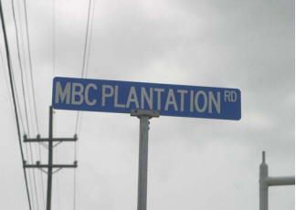 MBC Plantation street sign