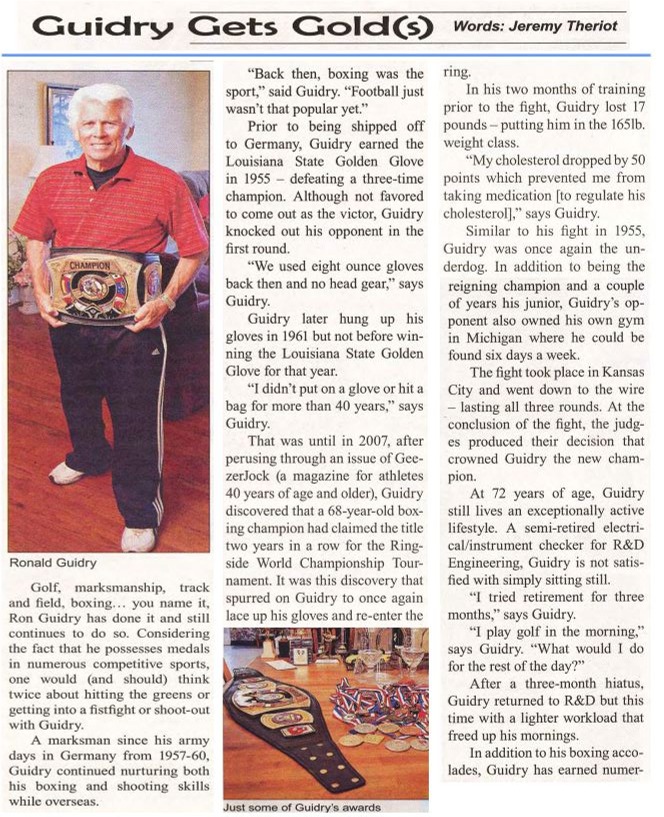 Ronald Guidry Gold page 1