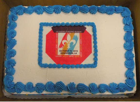 Cake provided by the St Martin Parish Tourism Commission