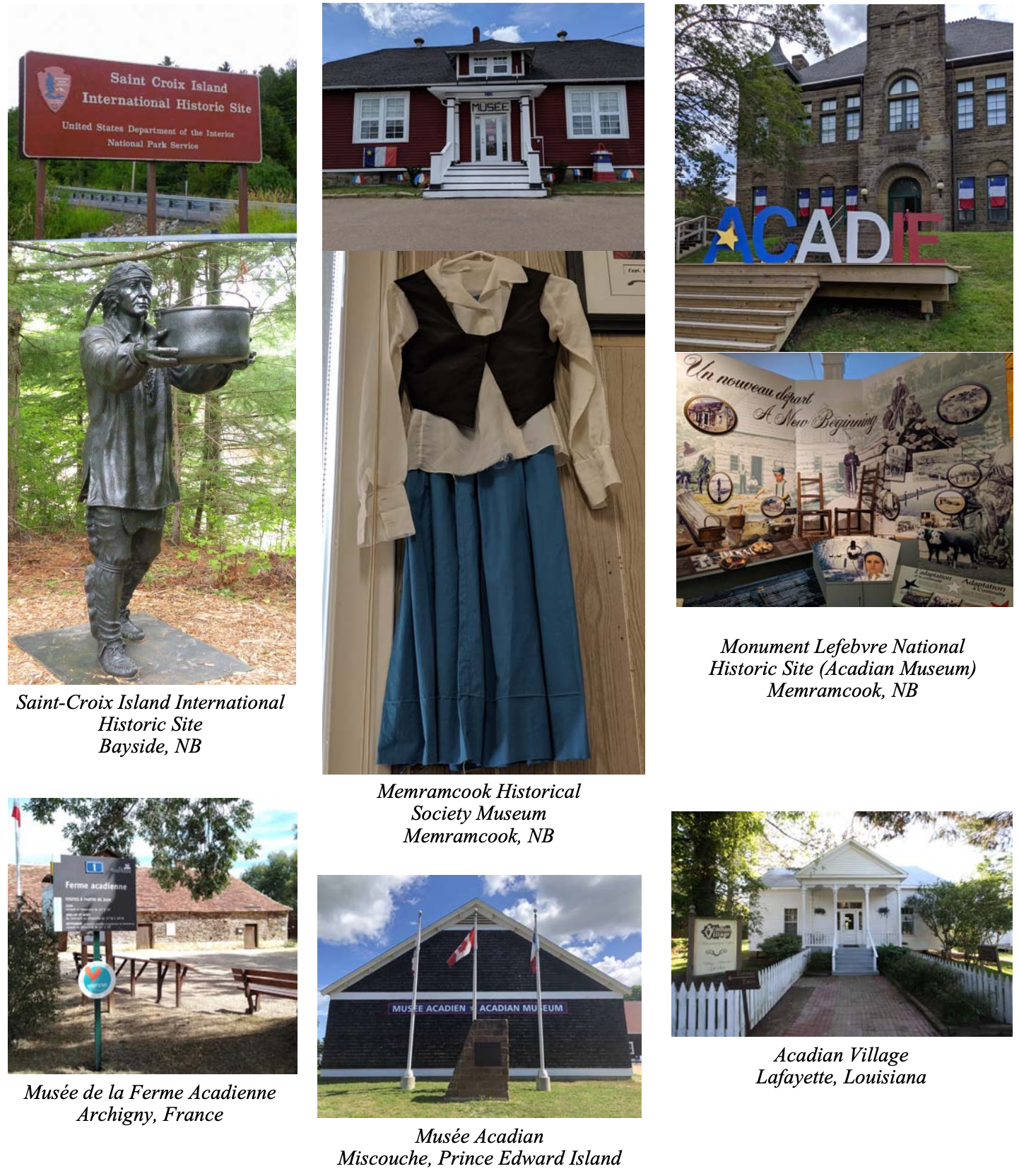 acadian museums villages