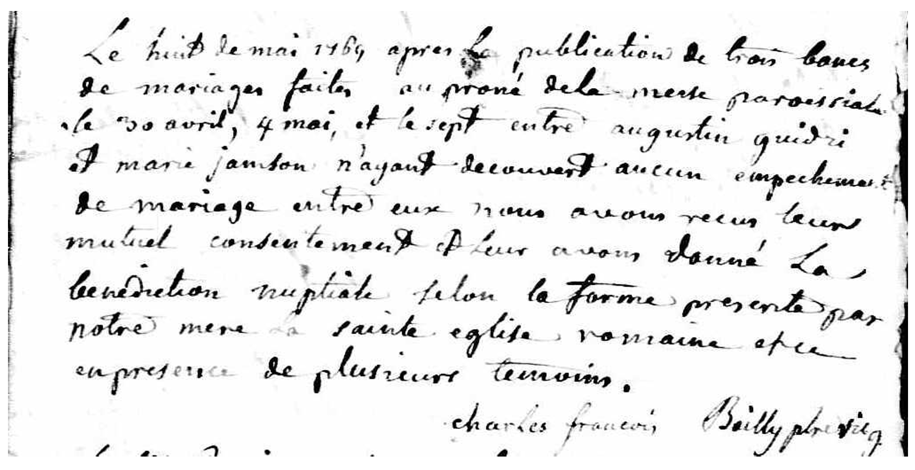 Augustin Guédry dit Grivois Founder of Chéticamp (Saint-Alphonse de Clare)