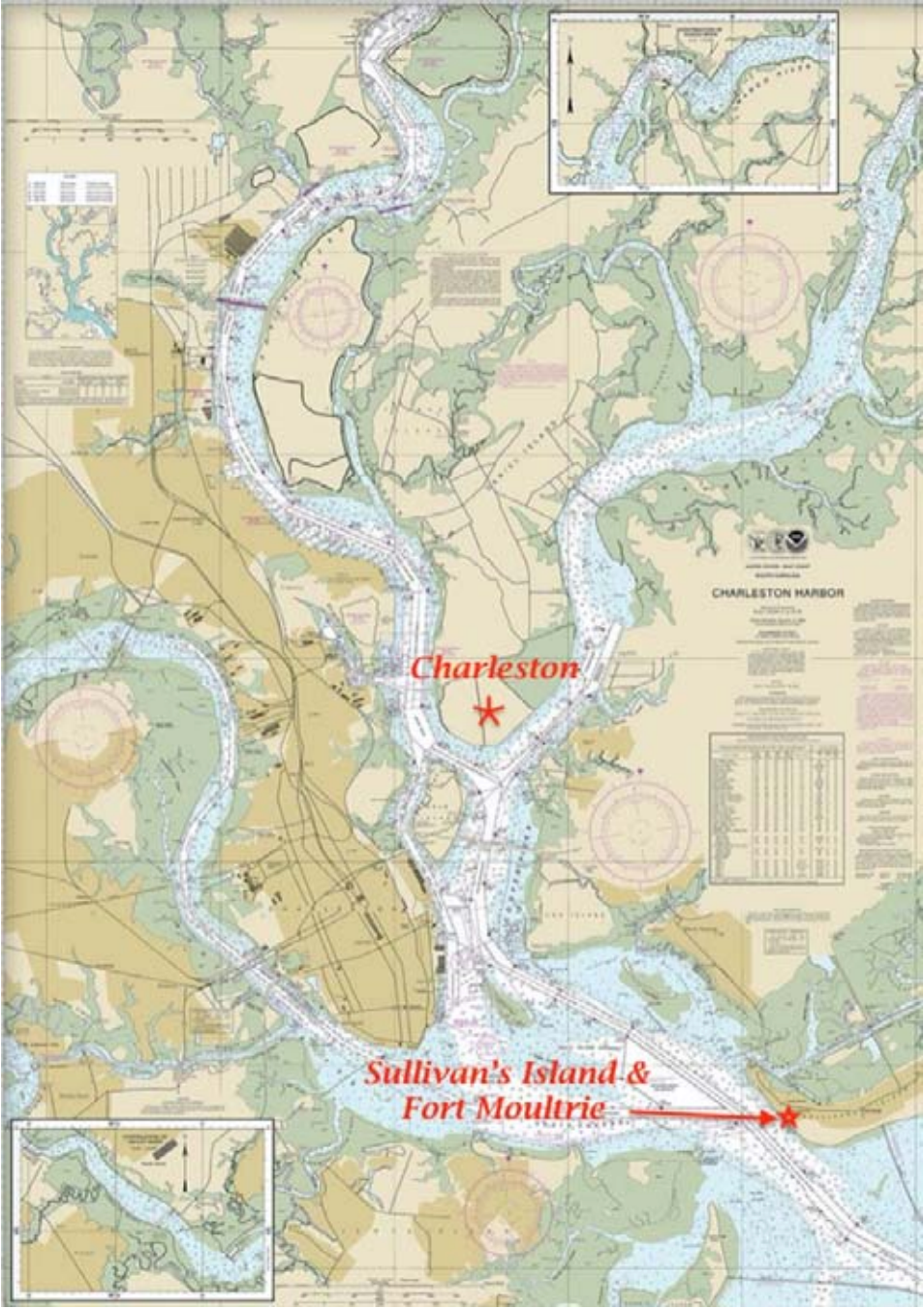 Sullivan's Island map