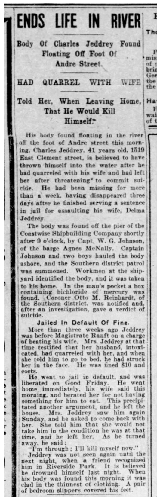 jeddry family death article