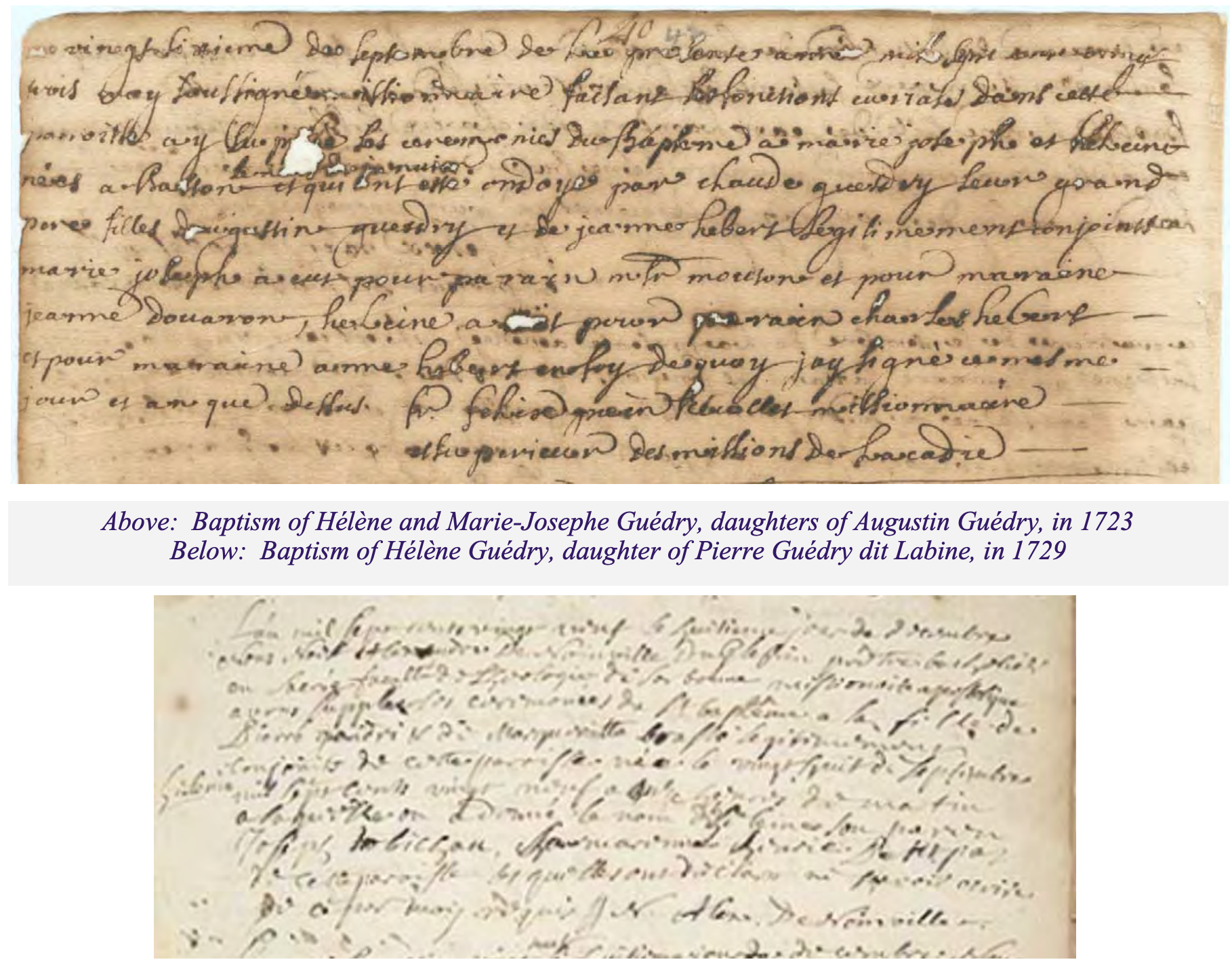 marie joseph baptism