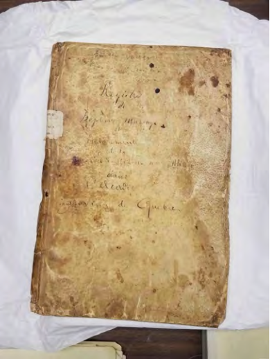 Cover of Saint-Charles-des-Mines Catholic Church Register