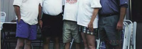 Our family in 2000: Lon (youngest), Lance (2nd born),  Leonard Labine (Dad), Suzanne (1st born), and Chuck (3rd born), part 2 of 2